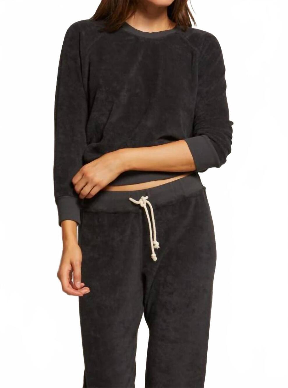 NEW PERFECTWHITETEE saylor sweatshirts in black